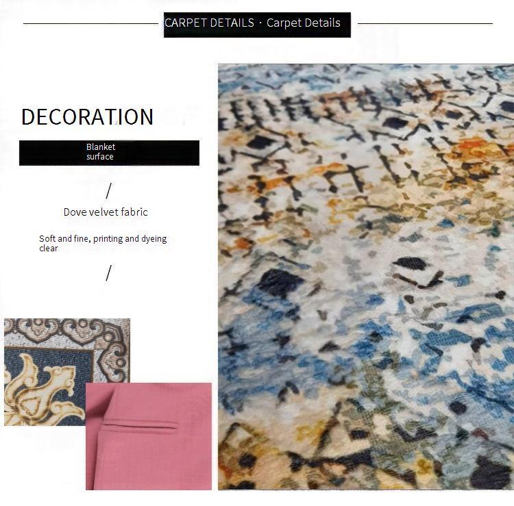 Tapijten Woonkamer Luxe High-end tapijt Slaapkamer Nachtkastje Deken Retro Perzische stijl Groot oppervlak Volledige dekking_voghion.com