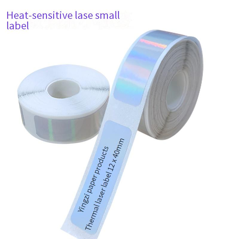 Waterproof Thermal Labels 12x40mm - D30 PVC Sticker Paper For Jewelry, Cables, Cosmetics, Office Use_voghion.com