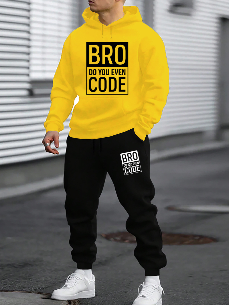Herenset in hiphopstijl met 3D-digitale print en hoodie en joggingbroek - casual streetwear-outfit voor herfst/winter_voghion.com
