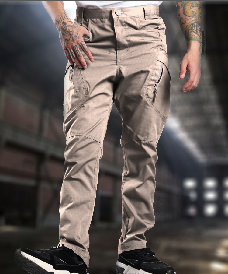 Straight IX9 Instructor Tactical Loose Workwear Multi Pocket Outdoor Military Fans Pants_voghion.com