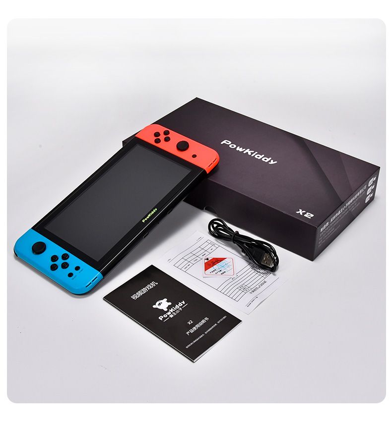 X2 7 "schermo IPS console di gioco portatile simulatore 11 incorporato PS1 gioco 3D retro arcade console ultra-sottile 2500 giochi_voghion.com