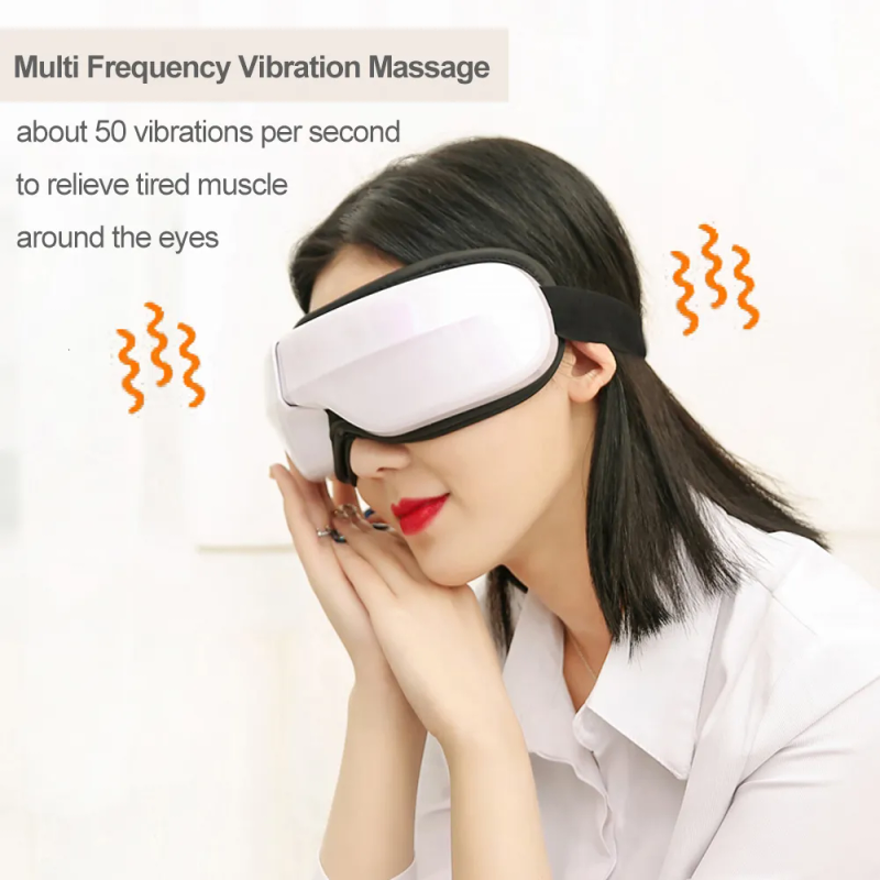 Massaggiatore per gli occhi 6D Smart Airbag Vibrazione Massaggiatore per gli occhi Strumento per la cura degli occhi Riscaldamento La musica Bluetooth allevia la fatica e il buio_voghion.com