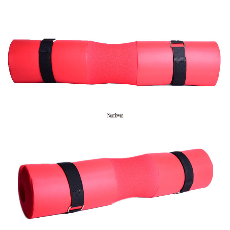 Spallacci per bilanciere tozzo fitness, manica protettiva per ponte dell'anca per sollevamento della forza, imbottitura in spugna per il collo_voghion.com