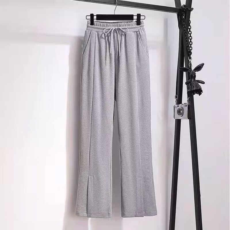 Vêtements pour femmes Mode Pull décontracté Ensemble de survêtement décontracté Haut court court Pantalon large Tenue deux pièces Automne Hiver Mode Sweat-shirt Ensemble de jogging_voghion.com