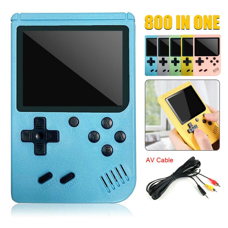 Built In 800 Classic Games Handheld Retro Video Game Console Double Game Gift UK_voghion.com