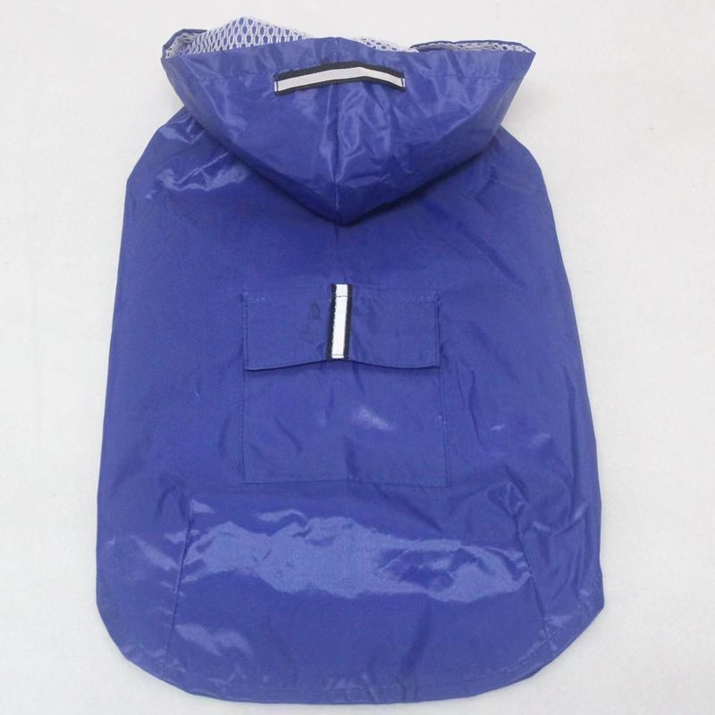 Reflektierender Regenponcho für große und kleine Hunde, wasserdicht, winddicht, mit Kapuze, für Haustiere_voghion.com