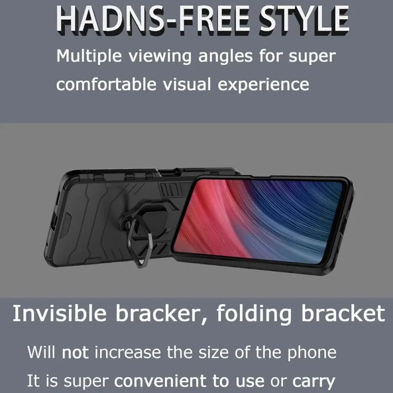 Kickstand Phone Case For Xiaomi Poco X7 Pro Cover With Ring Magnetic Bracket Shell Fundas Coque_voghion.com