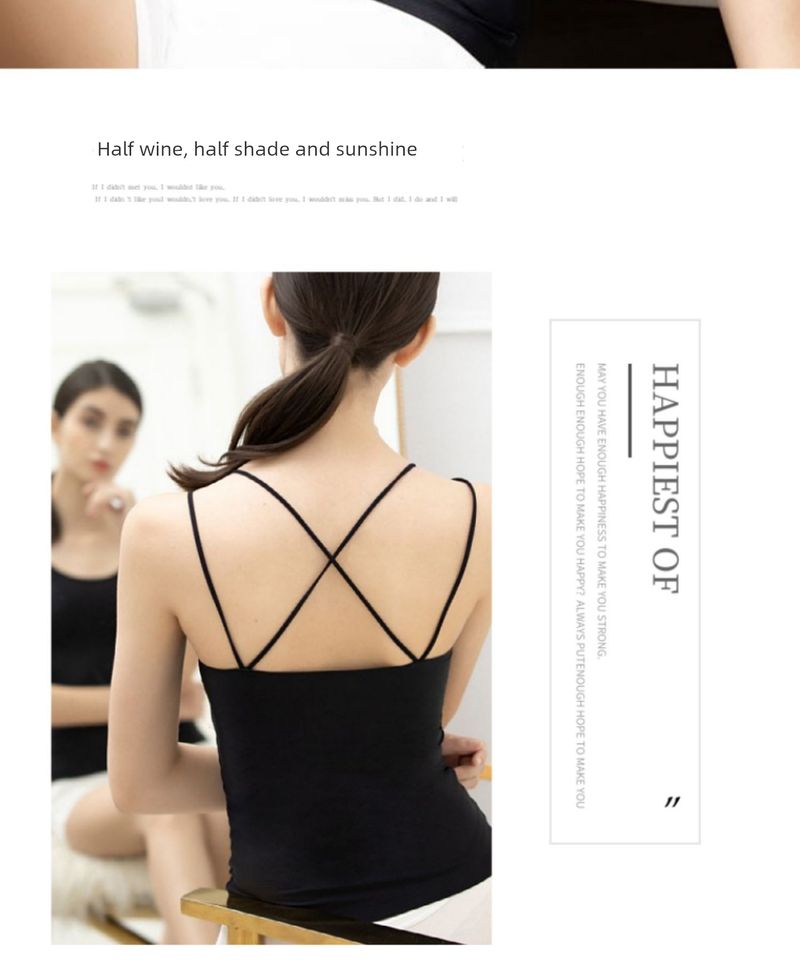 Ice Silk Traceless Anti-Wardrobe Malfunction Base Long Camisole_voghion.com