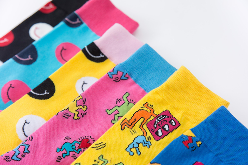 Calzini da uomo Calzini hipster colorati calzini da uomo calzini casual medio-alti per quattro stagioni_voghion.com