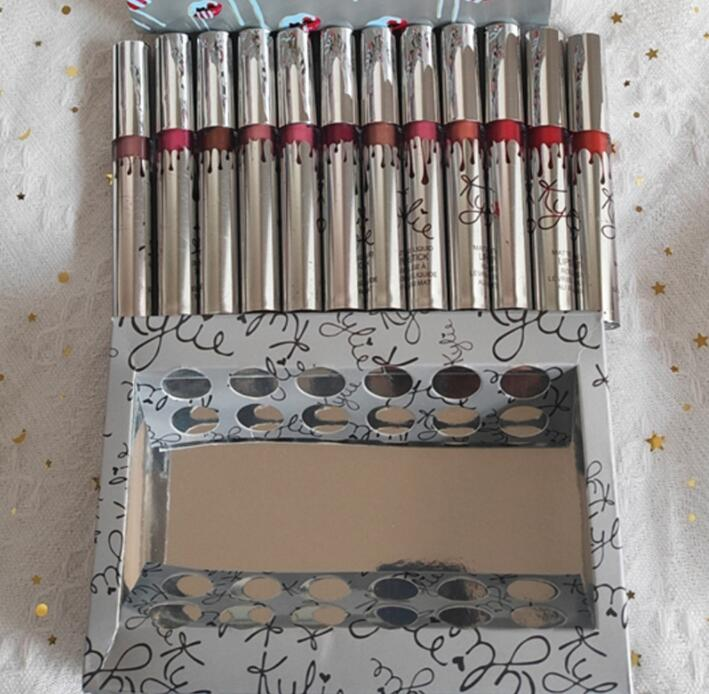 12 Christmas Lip glaze set Kai Matte lip glaze non-stick cup set to keep color_voghion.com