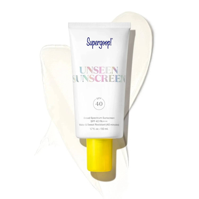Supergoop Primer Make up Product spf40 Unseen Sunscreen Broad Spectrum Glowscreen Sunscreen Face Body Makeup Free Shipping 50ml_voghion.com