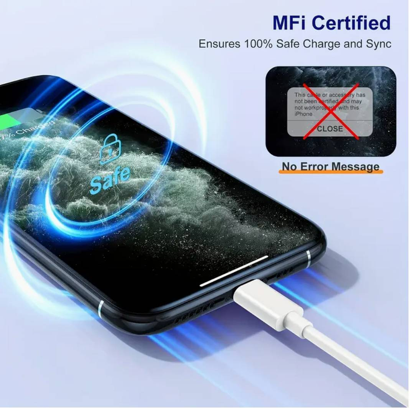 (MFi-zertifiziert) Für iPhone-Ladekabel 20 W Für iPhone-Ladegerät Schnelles Laden für iPhone-Kabel_voghion.com