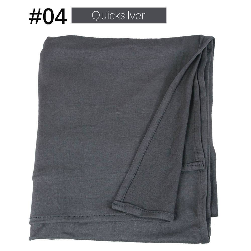 Eșarfă musulmană, eșarfă termică din bumbac mercerizat, 170 cm * 60 cm, pentru femei, șal de sudură, șal modal, etnic_voghion.com