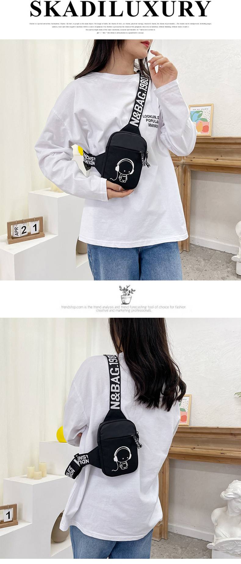 Men's Small Satchel Ultra-light Mini Mobile Phone Bag Tide Brand Chest Bag Women's Small Bag Women's Lightweight Sports Shoulder Messenger Bag._voghion.com