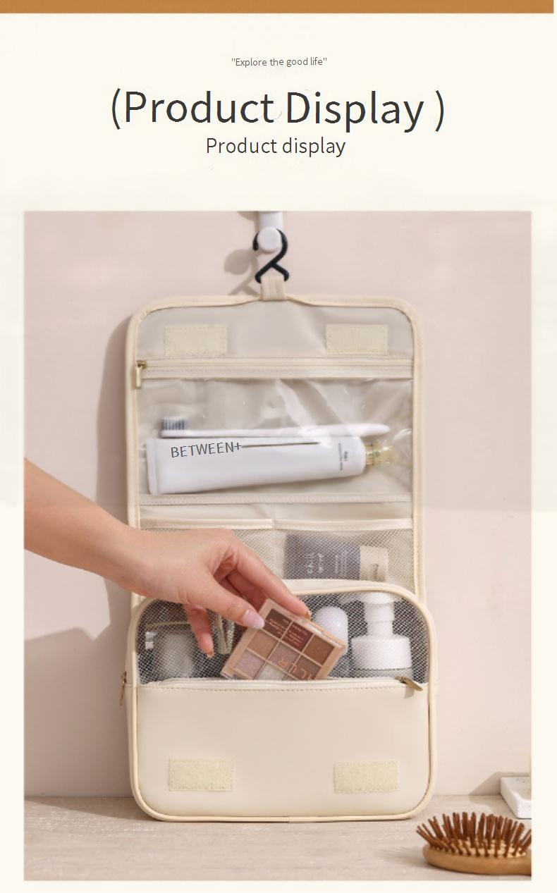 Make-up-Tools & Zubehör Runhui New Style Nice Hook Kulturtasche Hautgefühl Film Make-up Aufbewahrungstasche Kosmetiktasche Große Kapazität_voghion.com