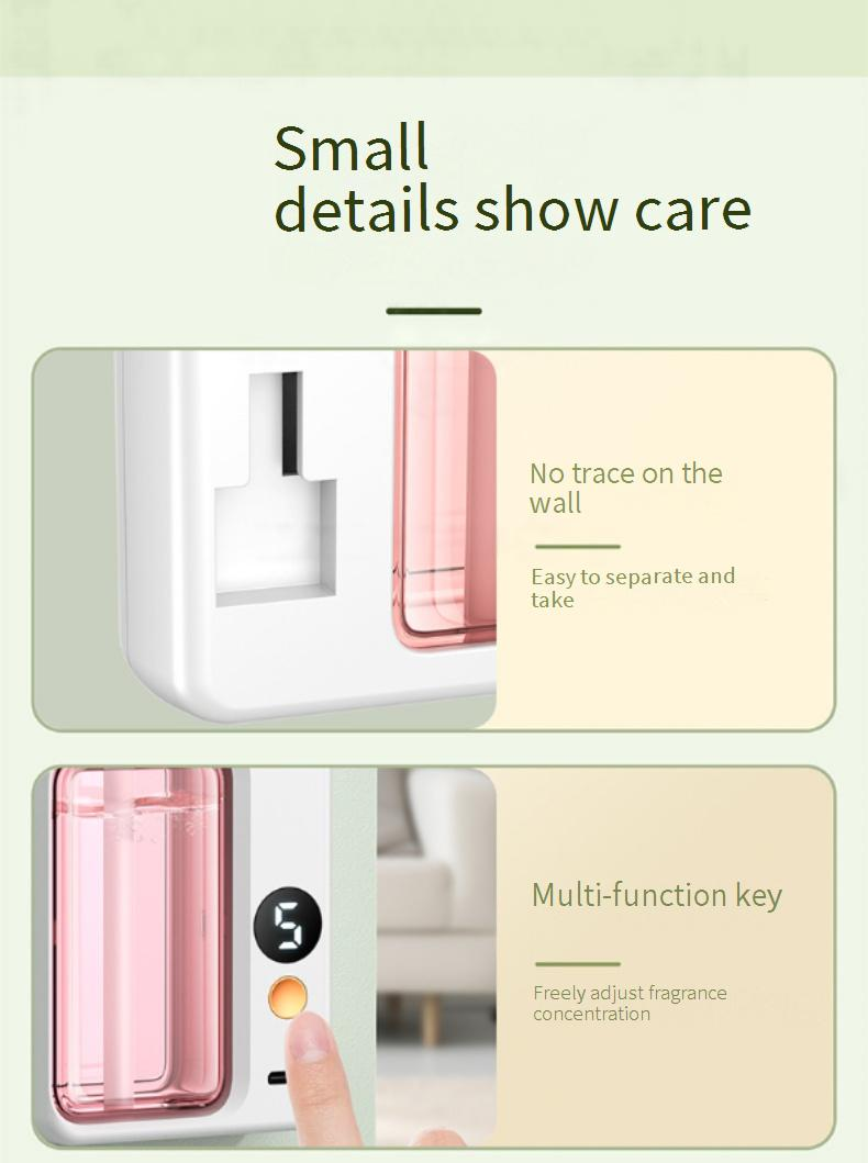 Diffusore di fragranze per auto con oli essenziali, umidificatore per aromaterapia, deodorante per ambienti per casa, hotel e ufficio - silenzioso, timer, display a LED_voghion.com