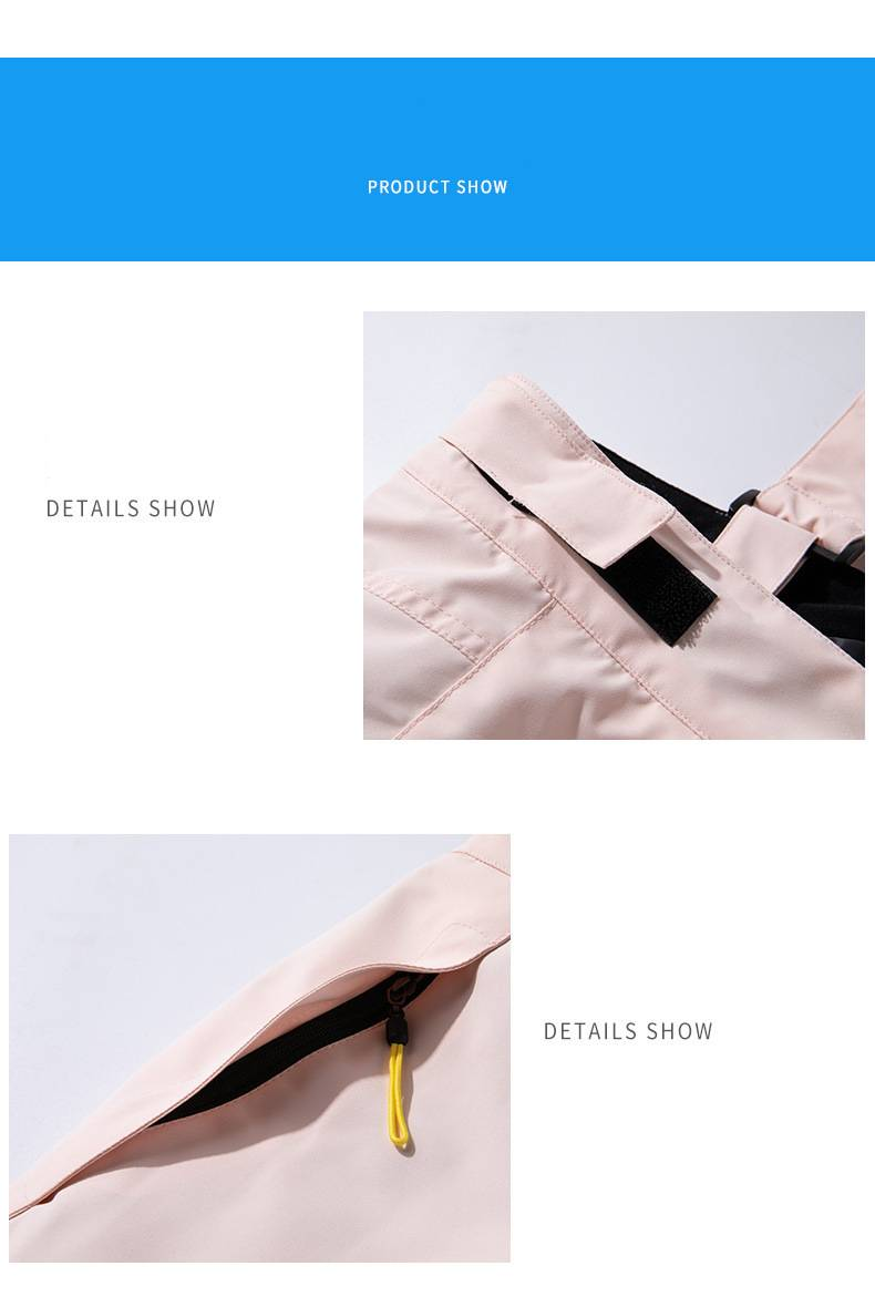 Men's Clothing Bib Ski Pants Men's Winter Ski Suit Outdoor Single Board Double Board Warm Thick Windproof Waterproof Pants Women_voghion.com