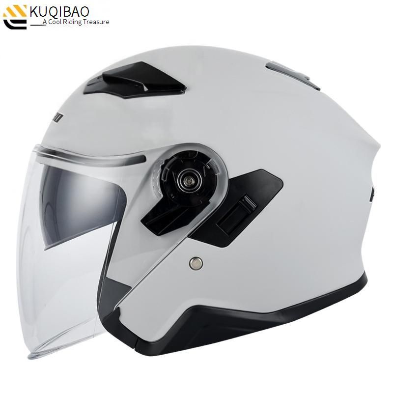 Universal Motorcycle Helmet With Dual Visor For Men & Women – ABS Shell, 3C Certified, All-Season Riding_voghion.com