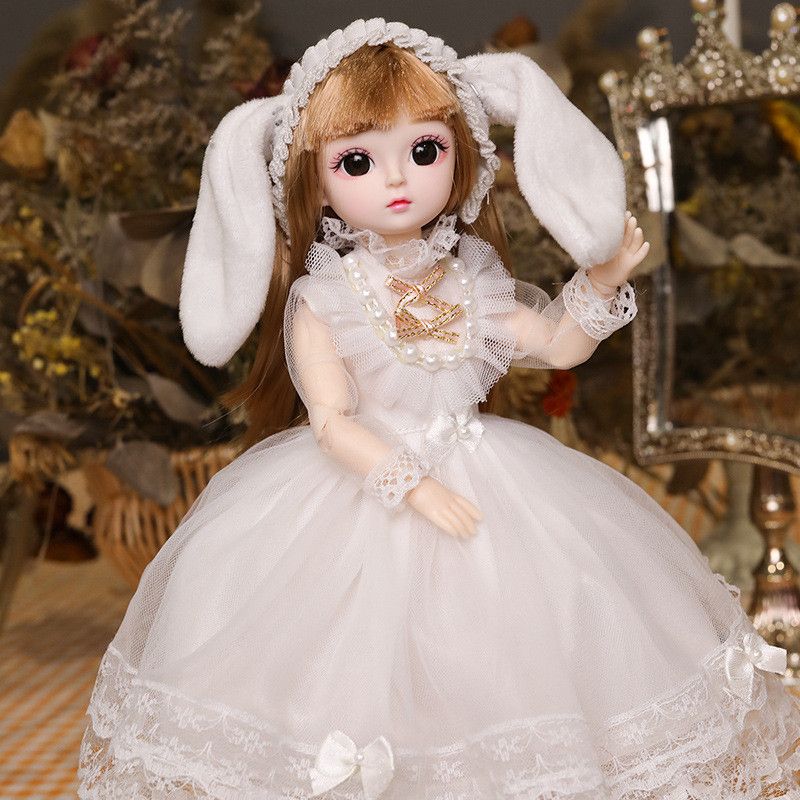 30 cm BJD-Puppe, kleine Prinzessinnen-Set-Puppe, Modekleid-Puppe, Mädchen-Spielzeug, Kindergeburtstagsgeschenk_voghion.com