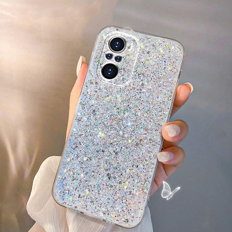 Luxus Gypsophila Glitter Bling Farbe Telefon Fall Für Samsung Galaxy A7 A72 A52 A42 A32 A22 A12 4G 5G A02 A02S M02 Silico_voghion.com