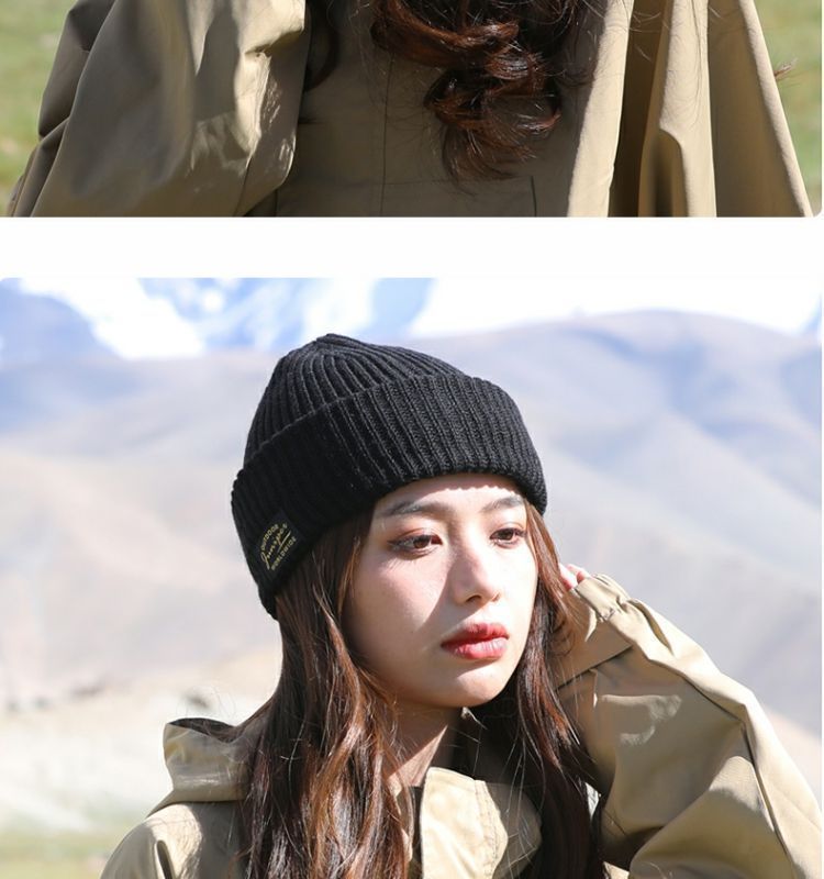 Winter men's women's balaclava knitted wool hats, windproof proof head covers, face shields, warm and cold hats_voghion.com