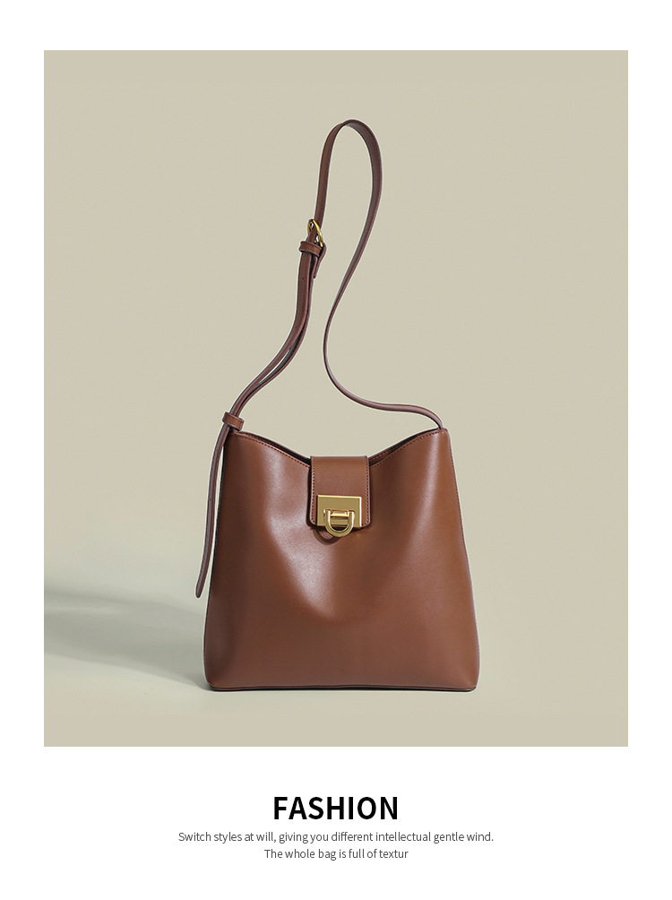 Nova trendi retro višenamjenska modna visokokvalitetna teksturirana nišna torba za preko ramena velikog kapaciteta, ženska torba_voghion.com