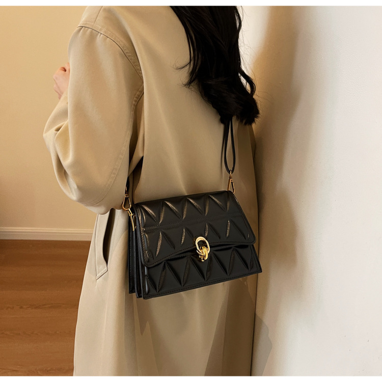 High End Handbag For Women In Winter 2023, New Versatile Single Shoulder Crossbody Bag, Niche Design For Women's Small Square Bag_voghion.com