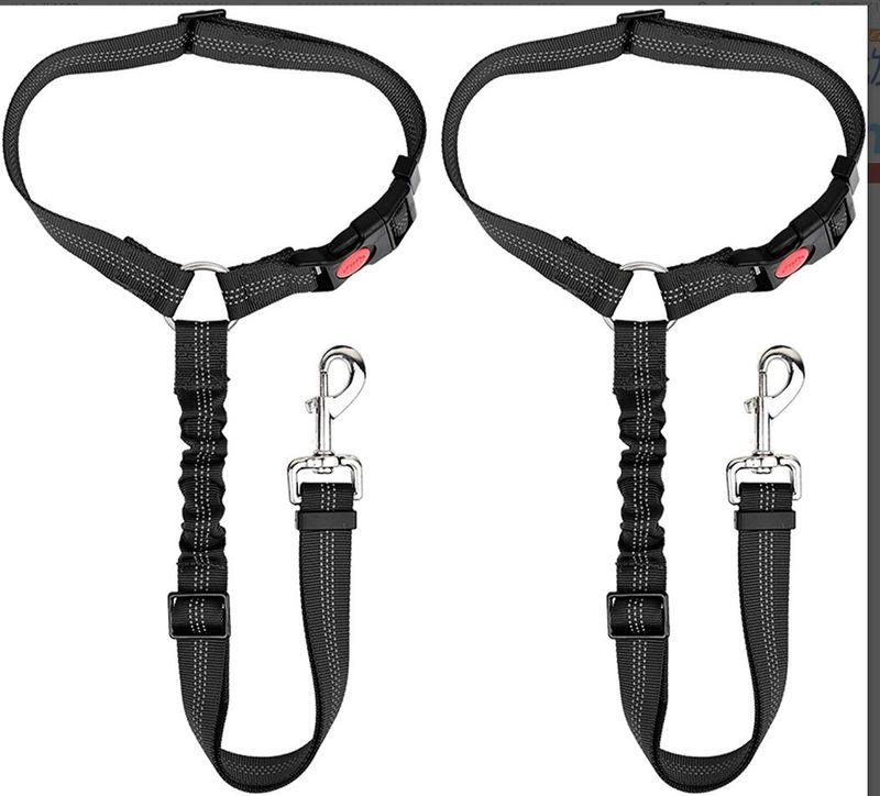 Pet Round Ring Safety Belt Socket Fixed Car Harness_voghion.com