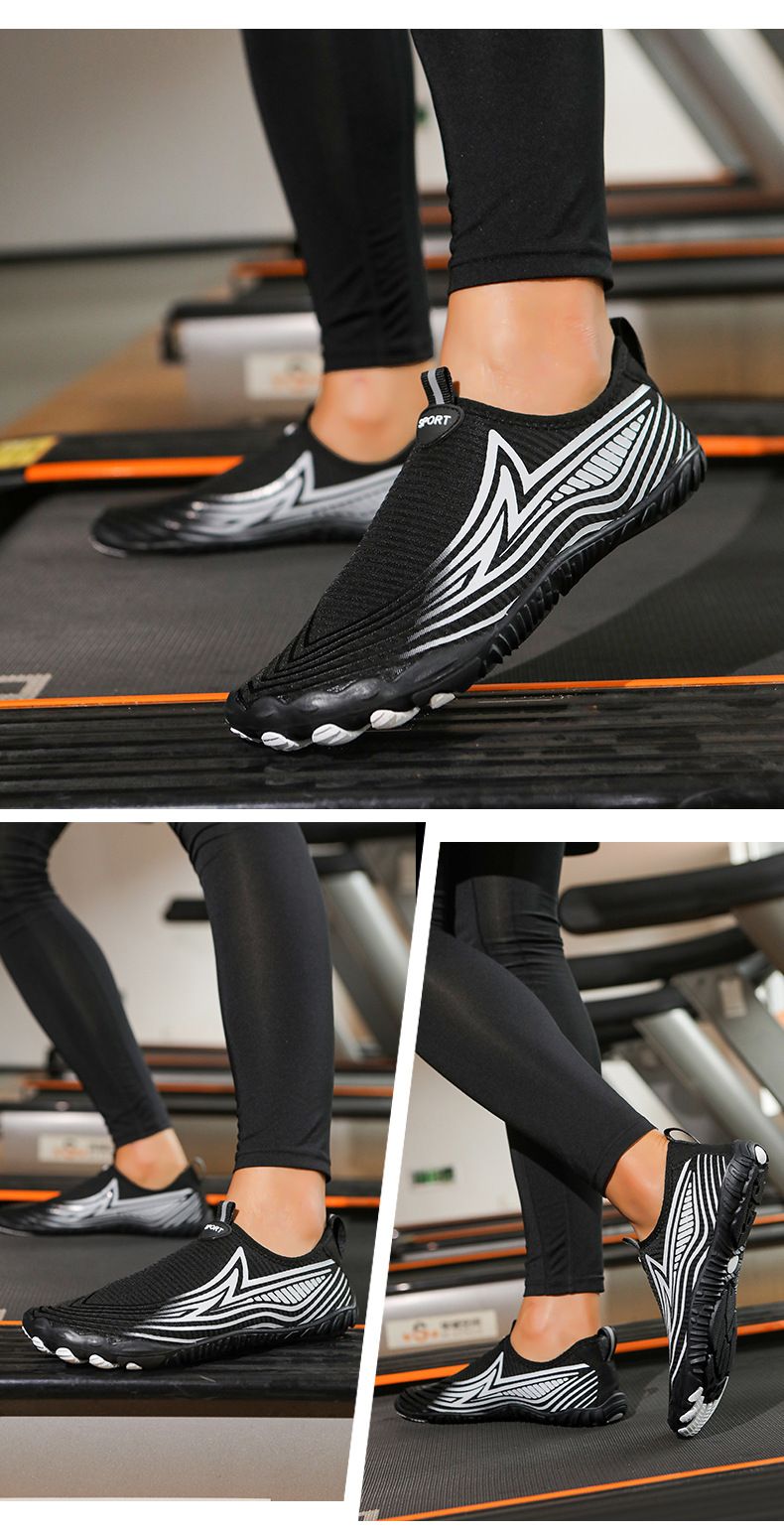 Scarpe da acqua unisex ad asciugatura rapida per escursionismo, nuoto e spiaggia – Calzini antiscivolo con mesh traspirante e intersuola in EVA (uomo/donna)_voghion.com