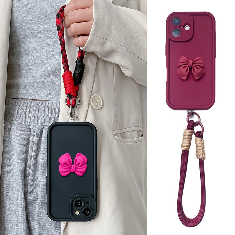 Carcasă de telefon cu lanț 3D pentru Redmi Note 13 14 12 11 10 9 Pro Plus 11S 9S 14C 13C 12C, curea de încheietura mâinii, moale, husă cu lanț și șnur_voghion.com