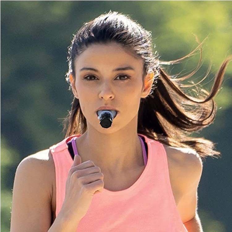 Mască de respirat ergonomică din silicon pentru scufundări, pentru antrenamentul RMT, pentru lung & fitness trainer_voghion.com
