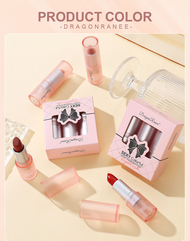 3-Piece Pearlescent Lipstick Set - Moisturizing Shimmer Lipsticks With Fine Glitter, Star-Shine Mermaid Shades_voghion.com