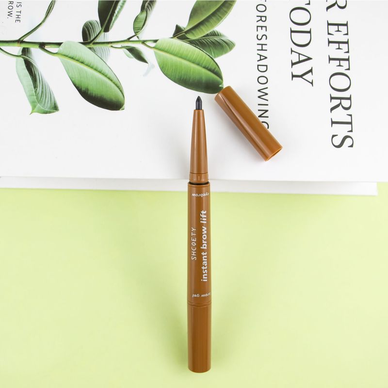Eyebrow Enhancers Eyebrow Pencil With Eyebrow Glue Automatically Rotates Waterproof And Non Fading Natural And Long Lasting Eyebrow Dyeing Cream_voghion.com