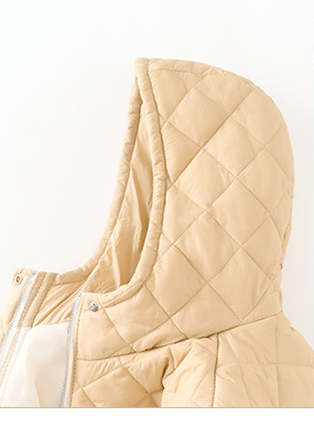Abbigliamento da donna autunno e inverno cappello lungo da indossare, gilet con cerniera, cappotto imbottito in cotone da donna con personalità sottile_voghion.com