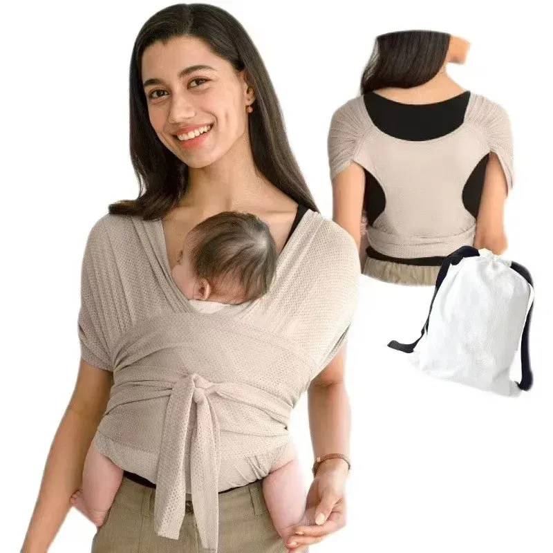 Bērnu pārvadātājs Ergonomisks gurnu sēdekļa pārvadātājs priekšpusē vērsts Ķengurs Zīdaiņu ietīšanas turētājs zīdaiņa siksniņam zīdaiņa gurnu sēdekļa viduklim Mazuļa aprīkojums_voghion.com