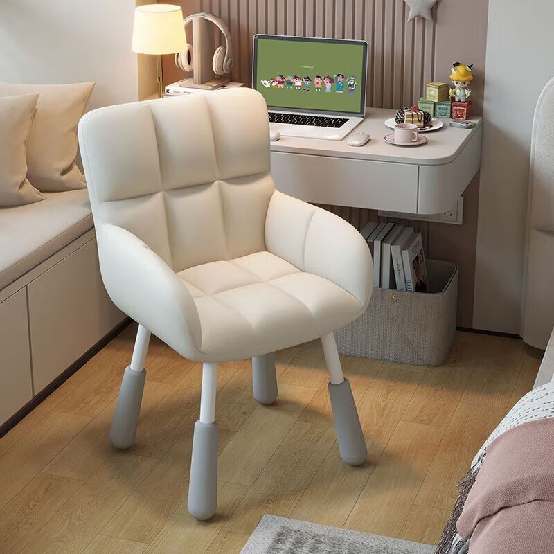 Aweiqi, comoda sedia da computer per lunghe sedute, trucco per la casa, sala studio, dormitorio per studenti, sedia con schienale regolabile e pigro_voghion.com