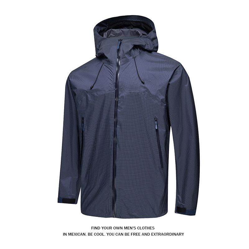 Giacca impermeabile termosaldata da uomo, stile autunno 2024, per uomo, giacca a vento da esterno_voghion.com