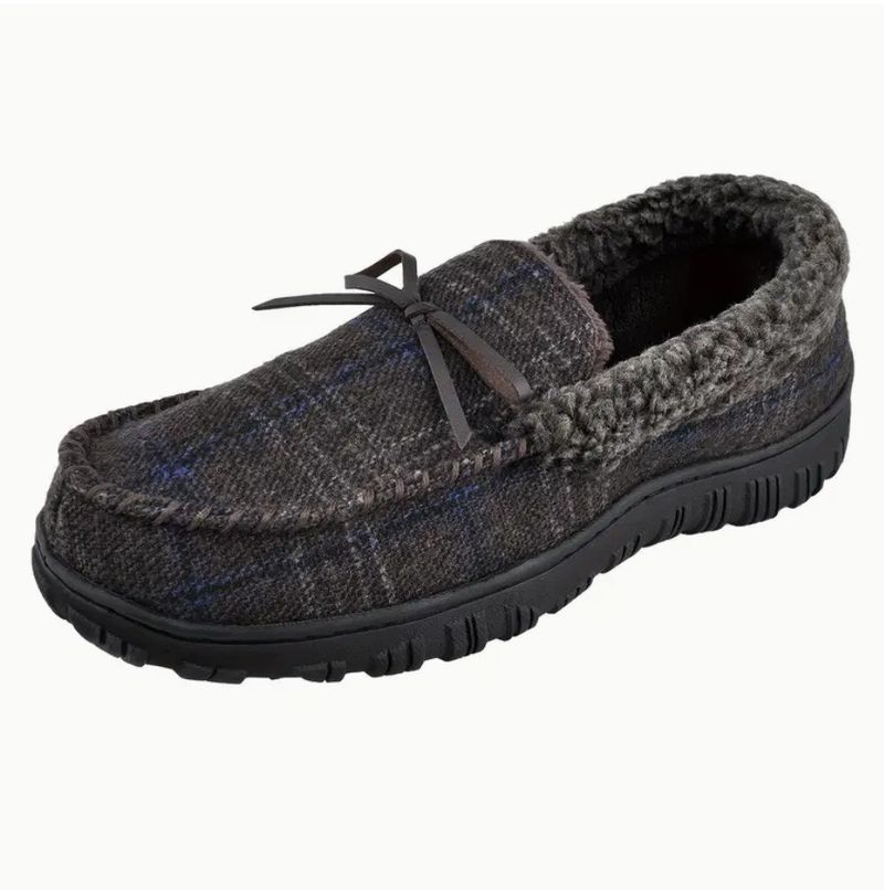 Unschlagbare Qualität Winter Home Plüsch für Wärme Anti-Rutsch-Indoor-Outdoor-Taschen mit übergroßen Herren-Baumwoll-Hausschuhen und Bean-Schuhen_voghion.com