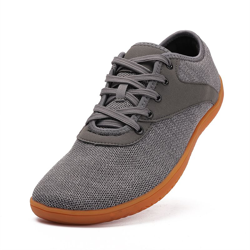 Cross-Trainer für Erwachsene, Zehenbox, breite Herren-Barfuß-Sneaker mit Zero-Drop-Sohle, lässige Strick-Wanderschuhe, groß_voghion.com