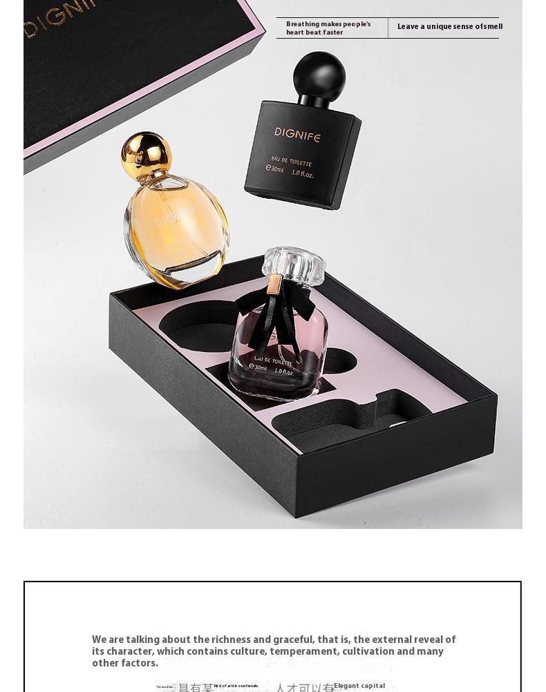 Ny parfym och annat Li Fei nytt svart opium presentask set gratis vatten svart opium omvänd parfym tredelars set_voghion.com