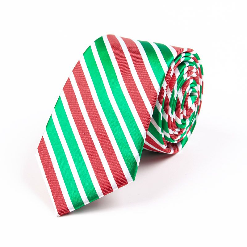 Polyester Jacquard 7.5cm Christmas Theme Tie Manufacturer Wholesale_voghion.com