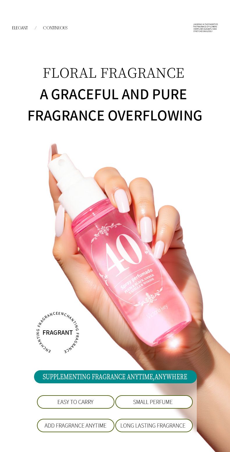 Alcoholvrije parfumspray voor dames - Langdurige digitale geur voor lichaam en haar (populaire geur)_voghion.com