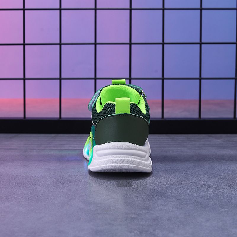 Scarpe luminose in rete di nuovo stile 2025, scarpe sportive casual, scarpe luminose per ragazzi, comode, traspiranti e leggere_voghion.com