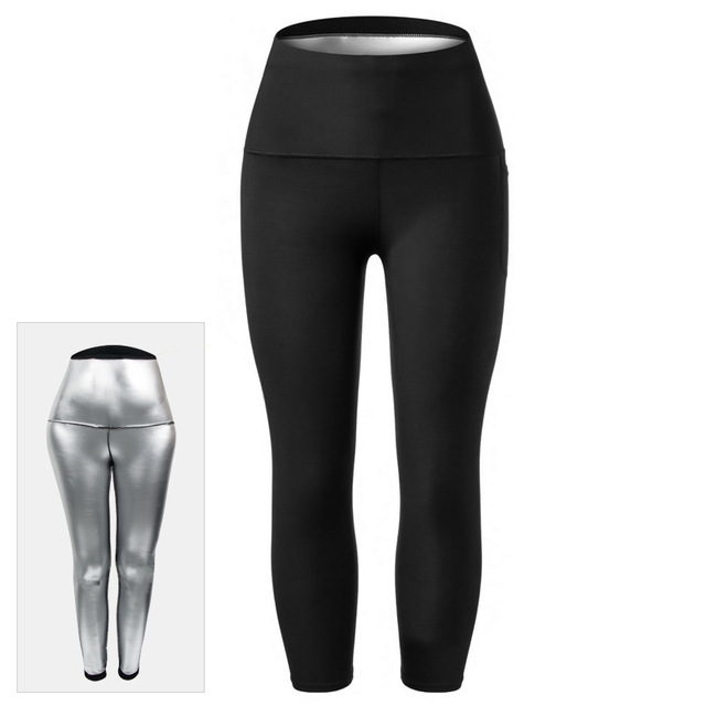 Pantalon de sport amincissant pour femme, pantalon shapewear taille haute_voghion.com