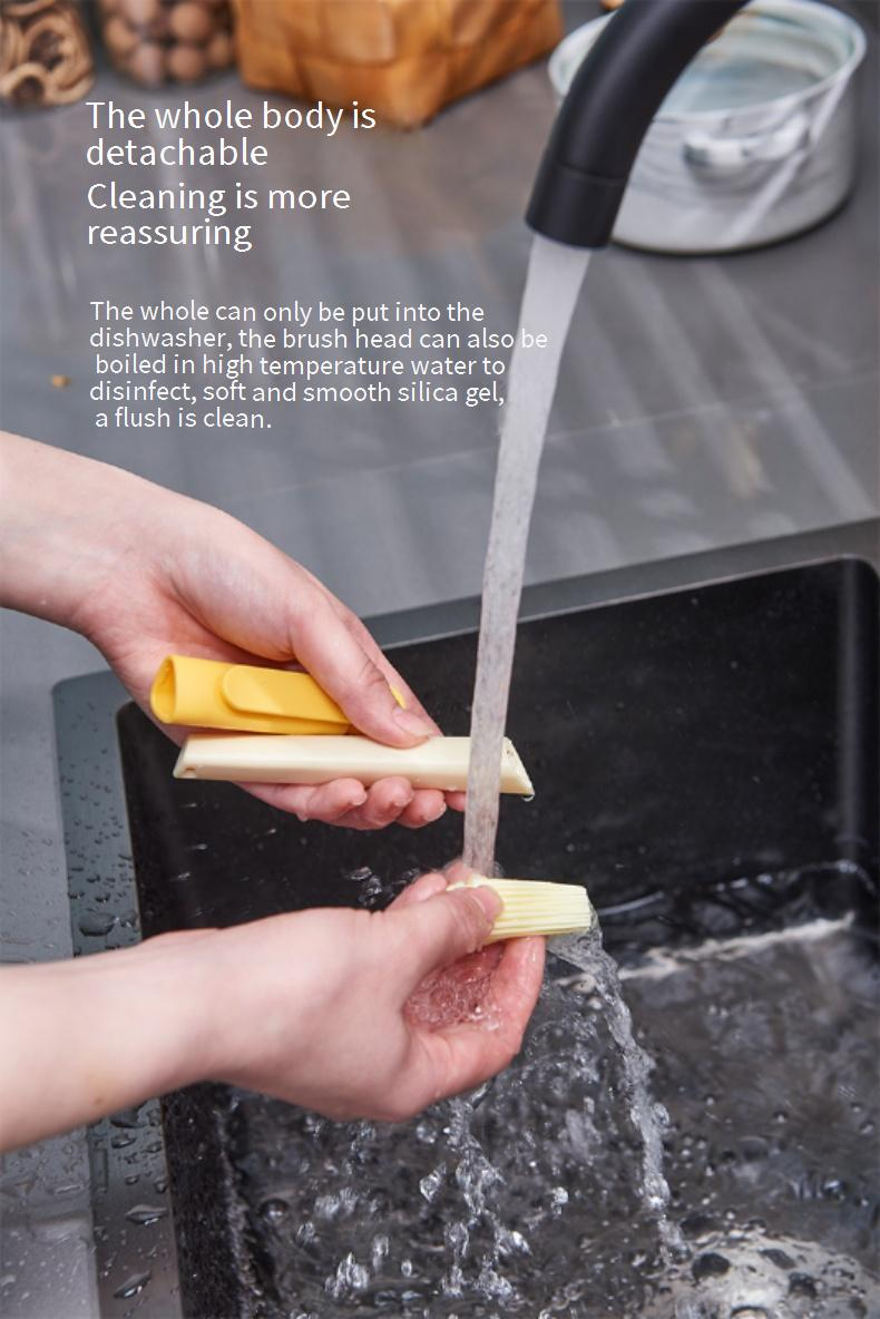 Bäilpinselen Silikonbiischt Kichenbakgeschir Grilluelegbiischt Eeërbiischt Kuchuelegbiischt Silikonbiischt_voghion.com