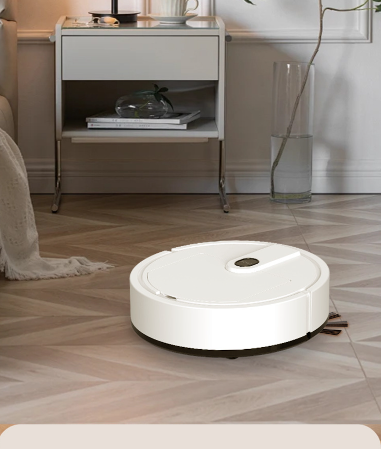 Robot de balayage intelligent, balayant, aspirant et lavant trois en un, machine de balayage domestique, machine de nettoyage automatique à chargement USB_voghion.com