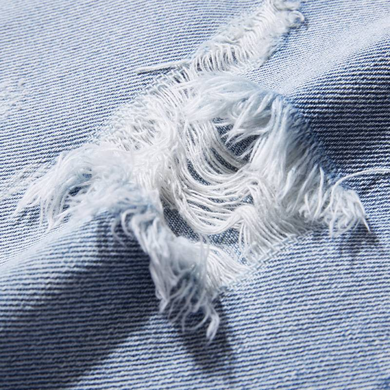 Men's Clothing Plus Size Summer Elastic Waist Denim Shorts Loose High Elastic Comfortable Mid Rise Denim Shorts_voghion.com