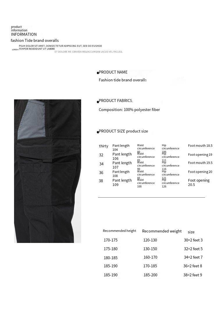 European Men's Tactical Cargo Pants - Ideal For Urban Explorations Must - Have Men's Utility Pants For European Travel And Daily Life_voghion.com