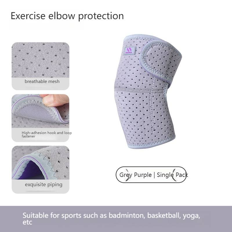 Breathable Arm Sleeve For Sports Support - Compression Elbow Wrap For Basketball, Tennis, Gym & Plank Training (Unisex, Moisture-Wicking)_voghion.com