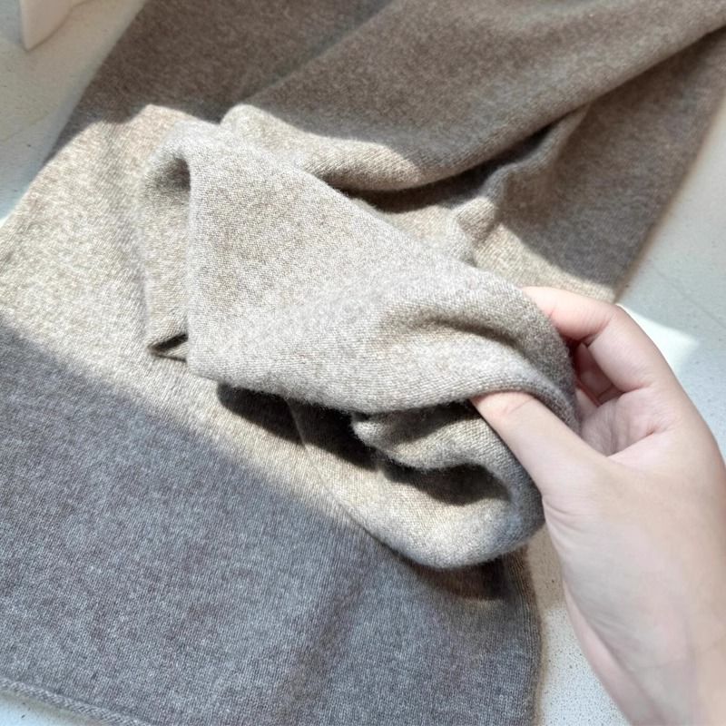 Strickhose mit weitem Bein und hoher Taille für Damen, warme und schmeichelhafte Hose mit geradem Schnitt, dehnbare, bequeme Winter-Loungehose in Schwarz, Grau und Beige_voghion.com